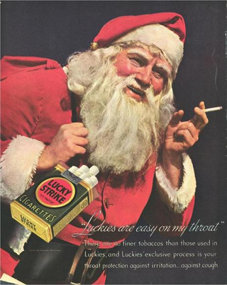 Illustration for article titled 12 Santa-Endorsed Smoking Ads